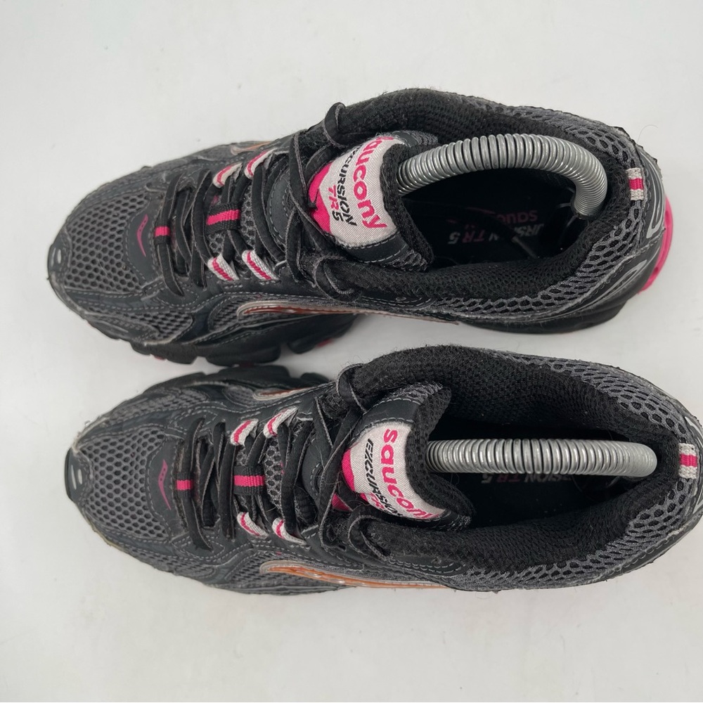 Saucony Women’s Excursion TR 8 -SZ 7.5- Black Pink Running Shoes Sneakers - Picture 5 of 14